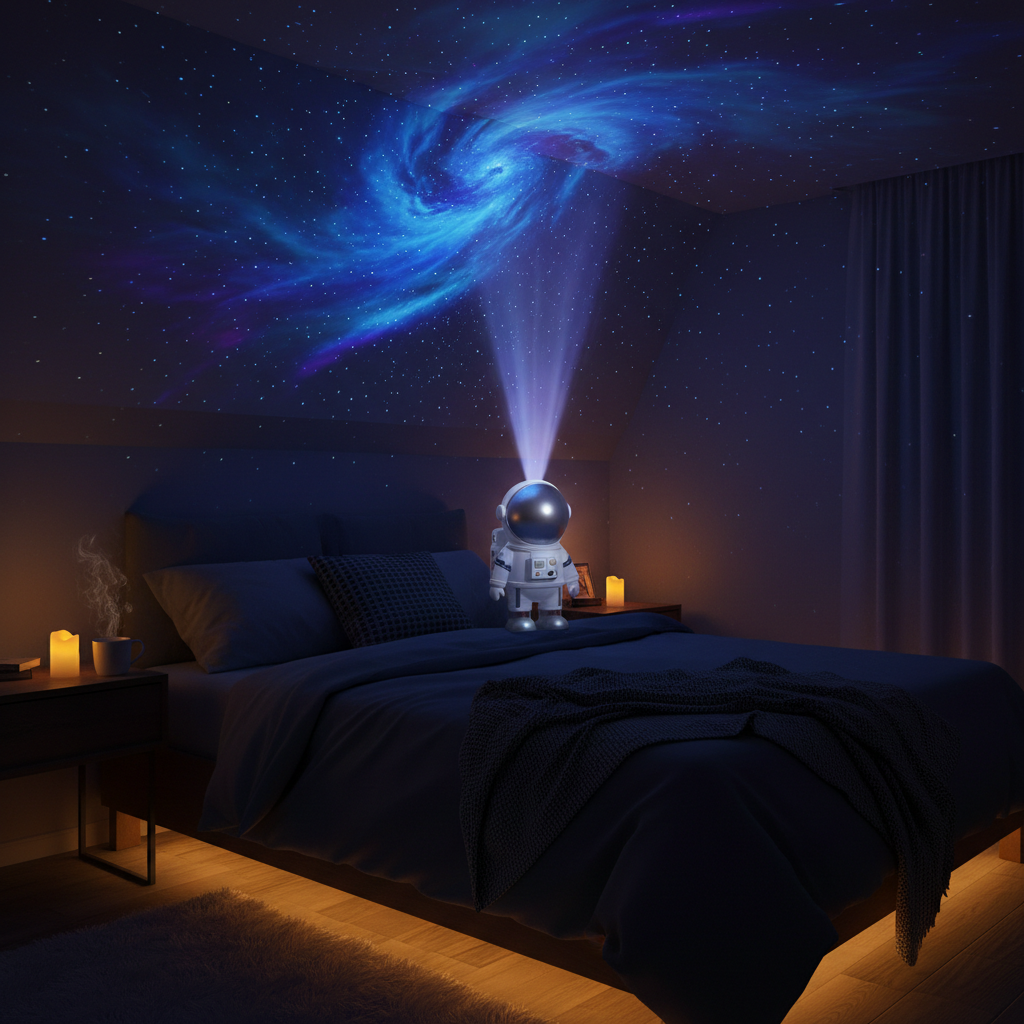 Galaxy Projector Dark Room
